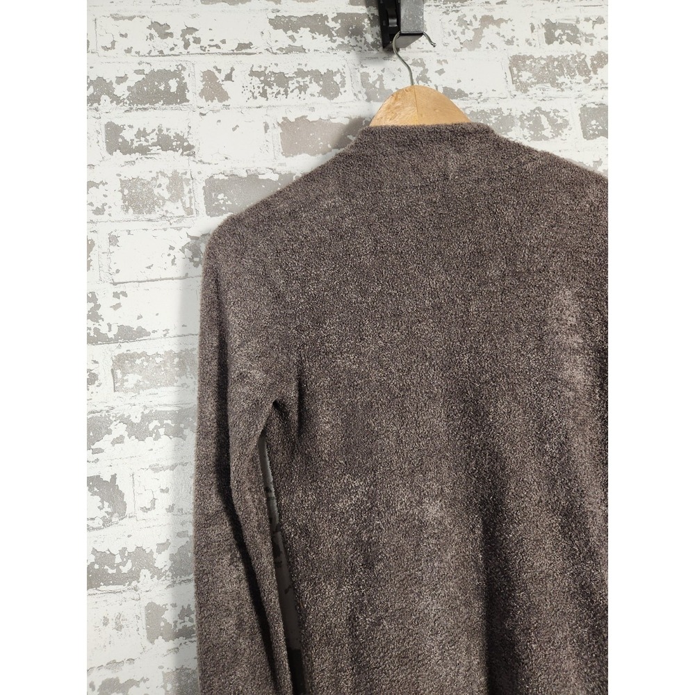 Barefoot Dreams Cardigan Womens S/M Brown CozyChic Lite Open Front Wrap Lounge - Picture 12 of 16